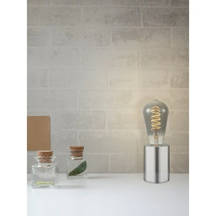 BAUHAUS Home Sweet Home Lampenfuß Dry 10 W, E27, Stahl, Höhe: 10 Cm 4 BAUHAUS Home Sweet Home Lampenfuß Dry 10 W, E27, Stahl, Höhe: 10 Cm – Bild 2