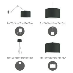 BAUHAUS Home Sweet Home Lampenschirm Bling Ø X H: 40 X 22 Cm, Castlerock, Baumwolle, Rund 12 BAUHAUS Home Sweet Home Lampenschirm Bling Ø X H: 40 X 22 Cm, Castlerock, Baumwolle, Rund -Bauhaus Home 12 1501