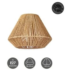 BAUHAUS Home Sweet Home Lampenschirm Java L X B X H: 20 X 20 X 14 Cm, E27 12 BAUHAUS Home Sweet Home Lampenschirm Java L X B X H: 20 X 20 X 14 Cm, E27 -Bauhaus Home 12 1547