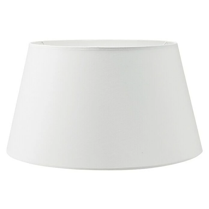 BAUHAUS Home Sweet Home Lampenschirm Largo Ø X H: 40 X 22 Cm, Pure White, Stoff, Rund 3 BAUHAUS Home Sweet Home Lampenschirm Largo Ø X H: 40 X 22 Cm, Pure White, Stoff, Rund