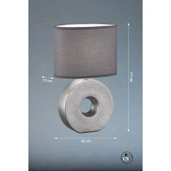 BAUHAUS Honsel Leuchten Tischleuchte Eye 40 W, L X B X H: 23 X 13 X 38 Cm, Silber, E14 9 BAUHAUS Honsel Leuchten Tischleuchte Eye 40 W, L X B X H: 23 X 13 X 38 Cm, Silber, E14 -Bauhaus Home 12 1580