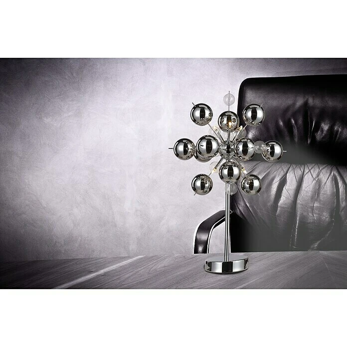 BAUHAUS Näve Tischleuchte Explosion 20 W, Nickel Matt, G9 5 BAUHAUS Näve Tischleuchte Explosion 20 W, Nickel Matt, G9 – Bild 3