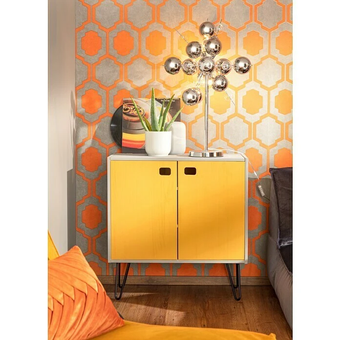 BAUHAUS Näve Tischleuchte Explosion 20 W, Nickel Matt, G9 8 BAUHAUS Näve Tischleuchte Explosion 20 W, Nickel Matt, G9 – Bild 6