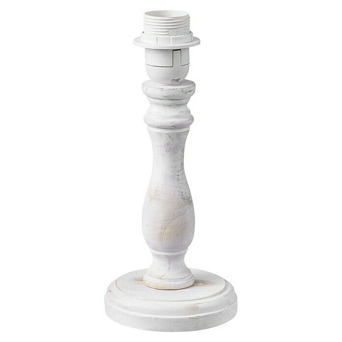 BAUHAUS Home Sweet Home Lampenfuß Femme 40 W, Farbe: Vintage Weiß, Höhe: 27 Cm 3 BAUHAUS Home Sweet Home Lampenfuß Femme 40 W, Farbe: Vintage Weiß, Höhe: 27 Cm