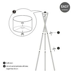 BAUHAUS Home Sweet Home Lampenfuß Legs Höhe: 149 Cm 9 BAUHAUS Home Sweet Home Lampenfuß Legs Höhe: 149 Cm -Bauhaus Home 12 1616
