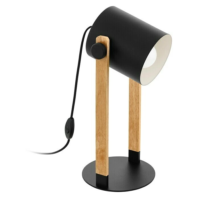 BAUHAUS Eglo Hornwood Tischleuchte Hornwood 40 W, L X B X H: 21 X 18 X 42 Cm, Schwarz/Creme, E27 3 BAUHAUS Eglo Hornwood Tischleuchte Hornwood 40 W, L X B X H: 21 X 18 X 42 Cm, Schwarz/Creme, E27