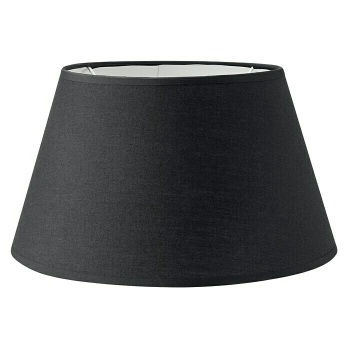 BAUHAUS Home Sweet Home Lampenschirm Largo Ø X H: 30 X 17 Cm, Night Black, Stoff, Rund 3 BAUHAUS Home Sweet Home Lampenschirm Largo Ø X H: 30 X 17 Cm, Night Black, Stoff, Rund