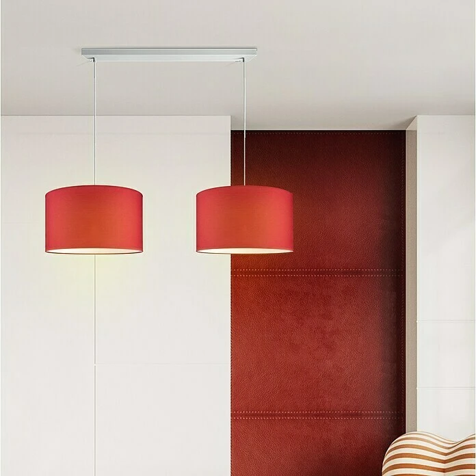 BAUHAUS Home Sweet Home Lampenschirm Bling Ø X H: 45 X 23 Cm, Rot 4 BAUHAUS Home Sweet Home Lampenschirm Bling Ø X H: 45 X 23 Cm, Rot – Bild 2