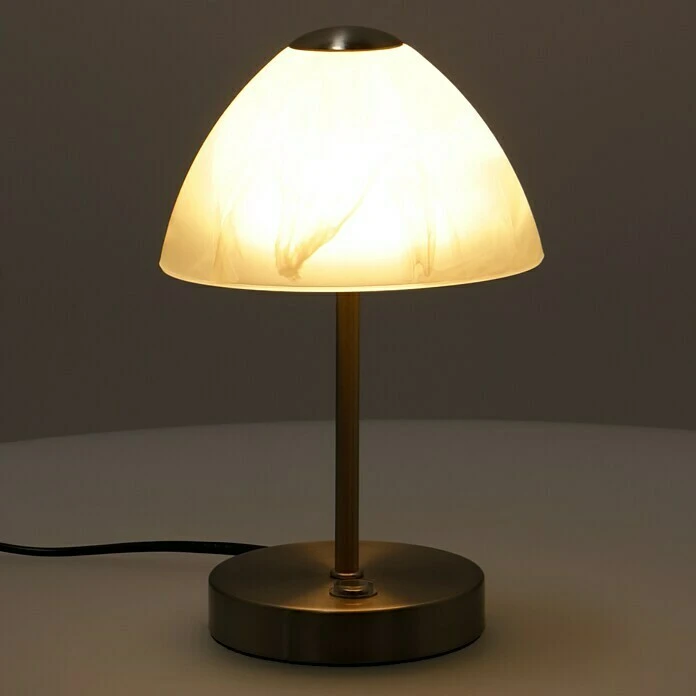 BAUHAUS Reality Leuchten LED-Tischleuchte Rund Queen 2 W, Ø X H: 150 Mm X 24 Cm, Nickel 3 BAUHAUS Reality Leuchten LED-Tischleuchte Rund Queen 2 W, Ø X H: 150 Mm X 24 Cm, Nickel