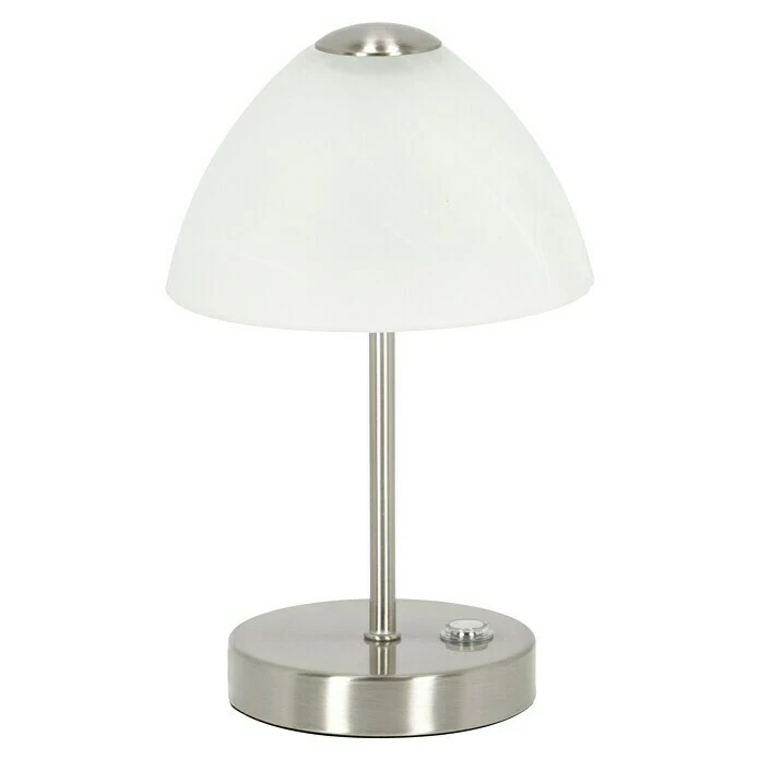 BAUHAUS Reality Leuchten LED-Tischleuchte Rund Queen 2 W, Ø X H: 150 Mm X 24 Cm, Nickel 4 BAUHAUS Reality Leuchten LED-Tischleuchte Rund Queen 2 W, Ø X H: 150 Mm X 24 Cm, Nickel – Bild 2