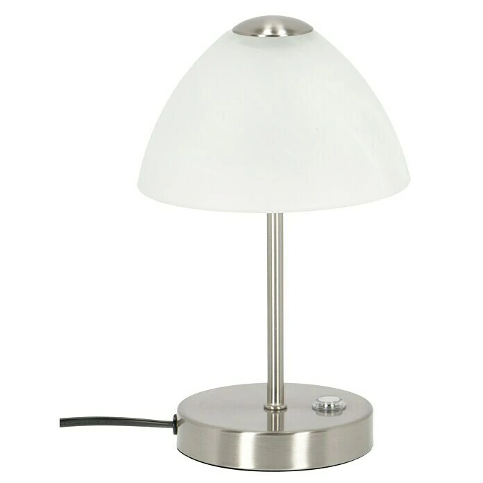 BAUHAUS Reality Leuchten LED-Tischleuchte Rund Queen 2 W, Ø X H: 150 Mm X 24 Cm, Nickel 7 BAUHAUS Reality Leuchten LED-Tischleuchte Rund Queen 2 W, Ø X H: 150 Mm X 24 Cm, Nickel – Bild 5
