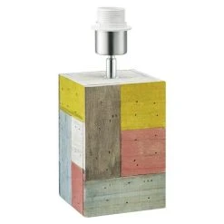 BAUHAUS Home Sweet Home Lampenfuß Tora 40 W, Farbe: Bunt, Höhe: 28 Cm