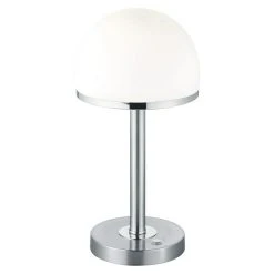 BAUHAUS Trio Leuchten LED-Tischleuchte Berlin 4 W, Silber, Warmweiß