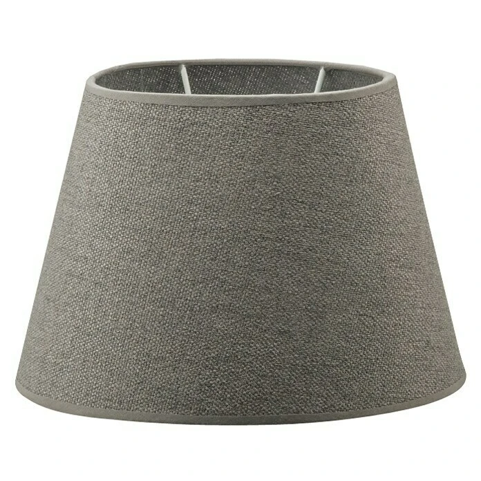 BAUHAUS Home Sweet Home Lampenschirm Melrose Ø X H: 24 X 16 Cm, Hellgrau, Stoff, Oval 3 BAUHAUS Home Sweet Home Lampenschirm Melrose Ø X H: 24 X 16 Cm, Hellgrau, Stoff, Oval