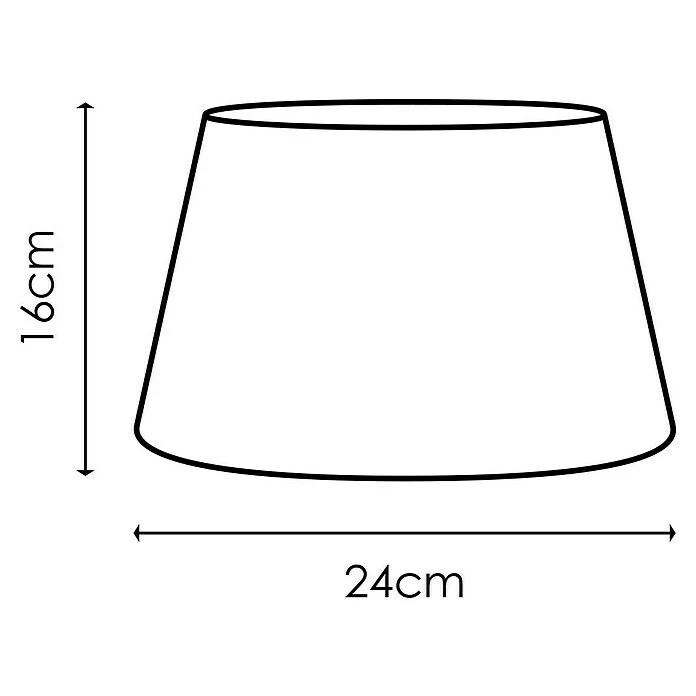 BAUHAUS Home Sweet Home Lampenschirm Melrose Ø X H: 24 X 16 Cm, Hellgrau, Stoff, Oval 4 BAUHAUS Home Sweet Home Lampenschirm Melrose Ø X H: 24 X 16 Cm, Hellgrau, Stoff, Oval – Bild 2