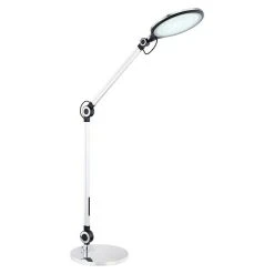 BAUHAUS Globo LED-Tischleuchte 9 W, L X B X H: 22,5 X 7,5 X 57,5 Cm, Silber, Kaltweiß