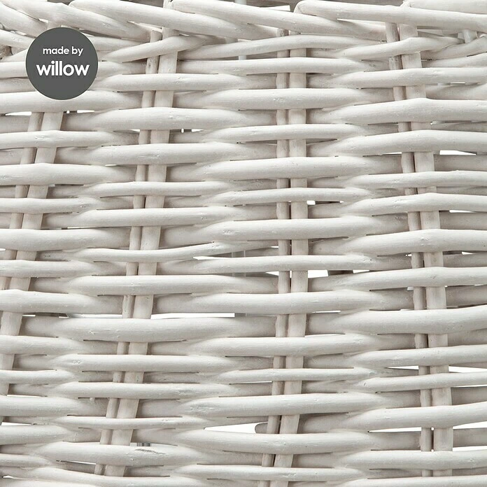 BAUHAUS Home Sweet Home Lampenschirm Roseau L X B X H: 20 X 20 X 14 Cm, Weiß, Rattan, Eckig 5 BAUHAUS Home Sweet Home Lampenschirm Roseau L X B X H: 20 X 20 X 14 Cm, Weiß, Rattan, Eckig – Bild 3