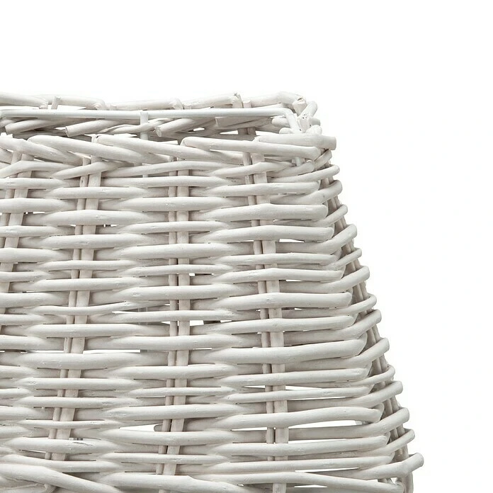 BAUHAUS Home Sweet Home Lampenschirm Roseau L X B X H: 20 X 20 X 14 Cm, Weiß, Rattan, Eckig 6 BAUHAUS Home Sweet Home Lampenschirm Roseau L X B X H: 20 X 20 X 14 Cm, Weiß, Rattan, Eckig – Bild 4