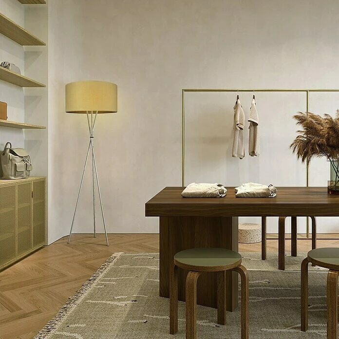 BAUHAUS Home Sweet Home Lampenschirm Canvas 50 Cm, Herbstgrün, Baumwolle, Rund 4 BAUHAUS Home Sweet Home Lampenschirm Canvas 50 Cm, Herbstgrün, Baumwolle, Rund – Bild 2