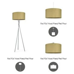 BAUHAUS Home Sweet Home Lampenschirm Canvas 50 Cm, Herbstgrün, Baumwolle, Rund 12 BAUHAUS Home Sweet Home Lampenschirm Canvas 50 Cm, Herbstgrün, Baumwolle, Rund -Bauhaus Home 12 1745