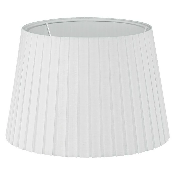 BAUHAUS Eglo Lampenschirm 1+1 Vintage Ø X H: 24,5 X 17 Cm, Weiß, Textil 3 BAUHAUS Eglo Lampenschirm 1+1 Vintage Ø X H: 24,5 X 17 Cm, Weiß, Textil