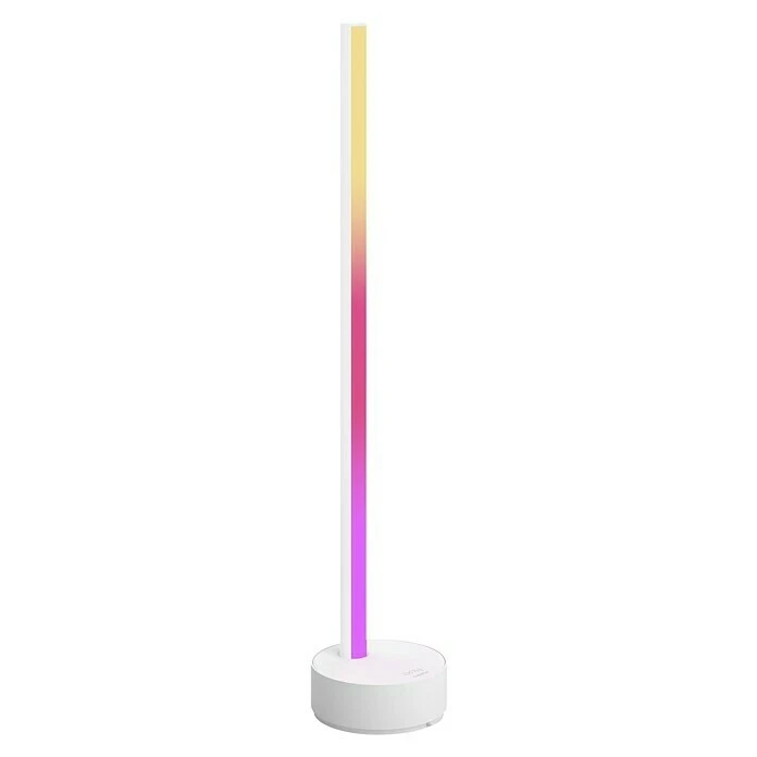 BAUHAUS Philips Hue LED-Tischleuchte GRADIENT SIGNE L X B X H: 11 X 11 X 55,3 Cm, Weiß, RGBW 3 BAUHAUS Philips Hue LED-Tischleuchte GRADIENT SIGNE L X B X H: 11 X 11 X 55,3 Cm, Weiß, RGBW
