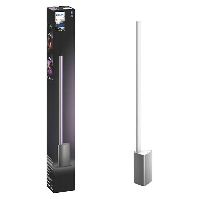 BAUHAUS Philips Hue LED-Tischleuchte GRADIENT SIGNE L X B X H: 11 X 11 X 55,3 Cm, Weiß, RGBW 6 BAUHAUS Philips Hue LED-Tischleuchte GRADIENT SIGNE L X B X H: 11 X 11 X 55,3 Cm, Weiß, RGBW – Bild 4