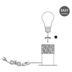 BAUHAUS Home Sweet Home Tischleuchte Furdy 10 W, Beige, E27, 100 Mm X 11,5 Cm 13 BAUHAUS Home Sweet Home Tischleuchte Furdy 10 W, Beige, E27, 100 Mm X 11,5 Cm -Bauhaus Home 12 1802