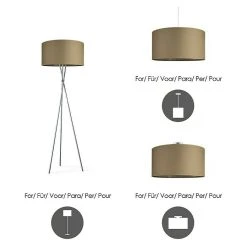 BAUHAUS Home Sweet Home Lampenschirm Canvas 50 Cm, Olivengrün, Baumwolle, Rund 12 BAUHAUS Home Sweet Home Lampenschirm Canvas 50 Cm, Olivengrün, Baumwolle, Rund -Bauhaus Home 12 1814