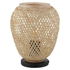 BAUHAUS Eglo Dembleby Tischleuchte 40 W, Natur, E27