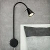 BAUHAUS Briloner LED-Wandstrahler Tusa 4 W, Schwarz, L X B X H: 5,8 X 20,5 X 45 Cm -Bauhaus Home 12 1860
