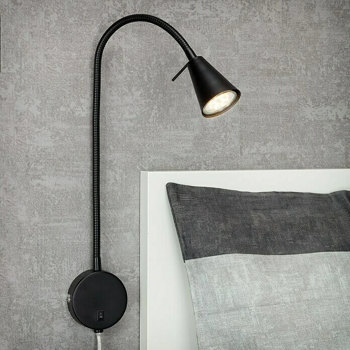 BAUHAUS Briloner LED-Wandstrahler Tusa 4 W, Schwarz, L X B X H: 5,8 X 20,5 X 45 Cm 3 BAUHAUS Briloner LED-Wandstrahler Tusa 4 W, Schwarz, L X B X H: 5,8 X 20,5 X 45 Cm