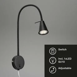 BAUHAUS Briloner LED-Wandstrahler Tusa 4 W, Schwarz, L X B X H: 5,8 X 20,5 X 45 Cm 12 BAUHAUS Briloner LED-Wandstrahler Tusa 4 W, Schwarz, L X B X H: 5,8 X 20,5 X 45 Cm -Bauhaus Home 12 1864