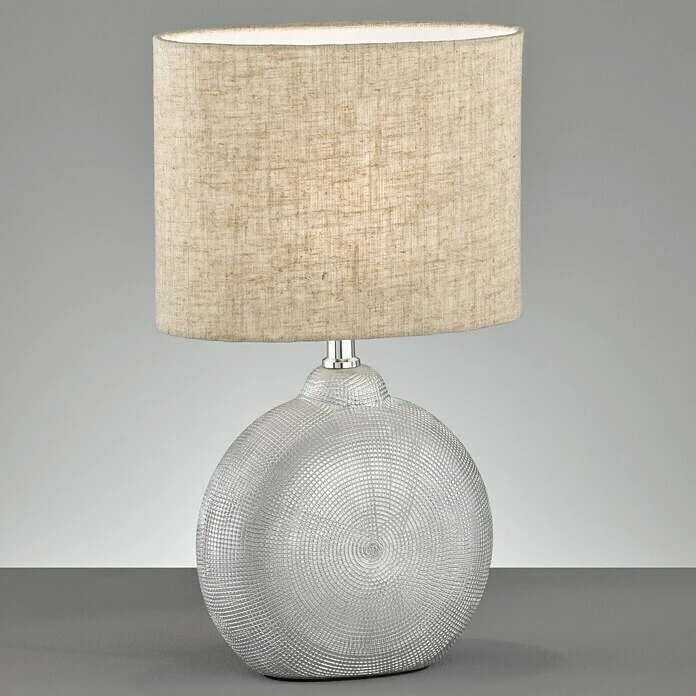 BAUHAUS Honsel Leuchten Tischleuchte Foro 40 W, L X B X H: 23 X 13 X 39 Cm, Silber, E14 3 BAUHAUS Honsel Leuchten Tischleuchte Foro 40 W, L X B X H: 23 X 13 X 39 Cm, Silber, E14