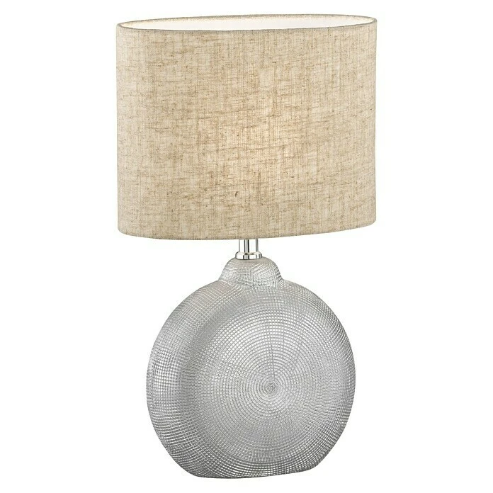 BAUHAUS Honsel Leuchten Tischleuchte Foro 40 W, L X B X H: 23 X 13 X 39 Cm, Silber, E14 4 BAUHAUS Honsel Leuchten Tischleuchte Foro 40 W, L X B X H: 23 X 13 X 39 Cm, Silber, E14 – Bild 2