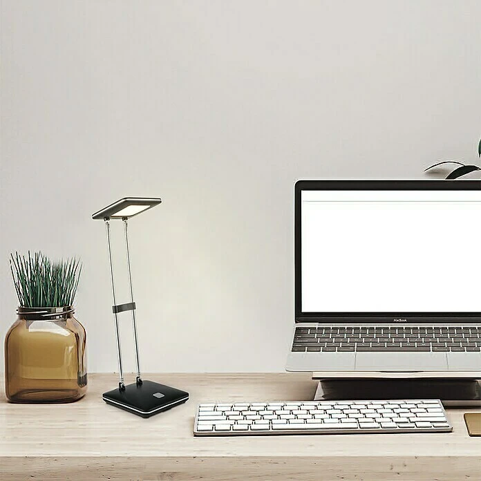 BAUHAUS LED-Tischleuchte Check 2,5 W, L X B X H: 10,5 X 10,5 X 31,5 Cm, Schwarz, Warmweiß 3 BAUHAUS LED-Tischleuchte Check 2,5 W, L X B X H: 10,5 X 10,5 X 31,5 Cm, Schwarz, Warmweiß