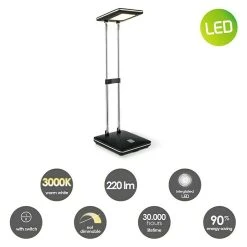 BAUHAUS LED-Tischleuchte Check 2,5 W, L X B X H: 10,5 X 10,5 X 31,5 Cm, Schwarz, Warmweiß 10 BAUHAUS LED-Tischleuchte Check 2,5 W, L X B X H: 10,5 X 10,5 X 31,5 Cm, Schwarz, Warmweiß -Bauhaus Home 12 1878