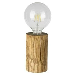 BAUHAUS Spotlight Deko-Tischleuchte Trabo Table 25 W, Braun/Gebeizte Kiefer, E27 -Bauhaus Home 12 1898