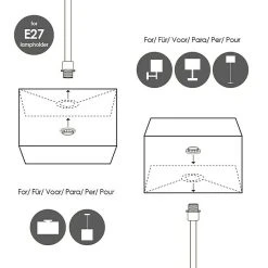 BAUHAUS Home Sweet Home Lampenschirm Block L X B X H: 40 X 40 X 27 Cm, Beige, Baumwolle, Eckig 12 BAUHAUS Home Sweet Home Lampenschirm Block L X B X H: 40 X 40 X 27 Cm, Beige, Baumwolle, Eckig -Bauhaus Home 12 1903