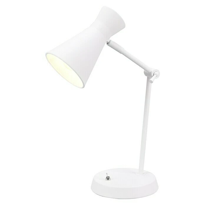 BAUHAUS Reality Leuchten Tischleuchte Enzo 28 W, Weiß Matt, E27 3 BAUHAUS Reality Leuchten Tischleuchte Enzo 28 W, Weiß Matt, E27