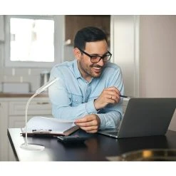 BAUHAUS Globo LED-Tischleuchte Minea I 5 W, L X B X H: 29 X 9,3 X 56 Cm, Weiß, Transparent, Tageslichtweiß 7 BAUHAUS Globo LED-Tischleuchte Minea I 5 W, L X B X H: 29 X 9,3 X 56 Cm, Weiß, Transparent, Tageslichtweiß -Bauhaus Home 12 1933