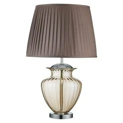 BAUHAUS Searchlight Deko-Tischleuchte L X B X H: 42 X 42 X 68,5 Cm, Braun, E27
