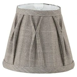 BAUHAUS Eglo Lampenschirm 1+1 Vintage Ø X H: 15,5 X 12,5 Cm, Grau/Weiß, Textil