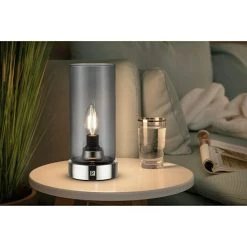 BAUHAUS Paulmann Tischleuchte Pinja 20 W, L X B X H: 11 Cm X 11 Mm X 24,4 Cm, Rauch, E14 7 BAUHAUS Paulmann Tischleuchte Pinja 20 W, L X B X H: 11 Cm X 11 Mm X 24,4 Cm, Rauch, E14 -Bauhaus Home 12 197