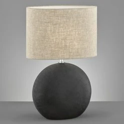 BAUHAUS Honsel Leuchten Tischleuchte Foro 40 W, L X B X H: 34 X 17 X 53 Cm, Schwarz, E14