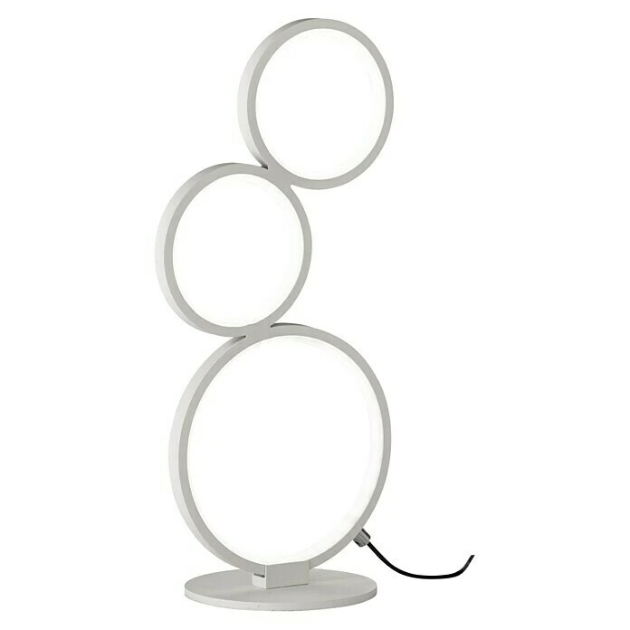 BAUHAUS Trio Leuchten LED-Tischleuchte Rondo 17 W, L X B X H: 15 X 20,7 X 45 Cm, Weiß, Warmweiß 3 BAUHAUS Trio Leuchten LED-Tischleuchte Rondo 17 W, L X B X H: 15 X 20,7 X 45 Cm, Weiß, Warmweiß