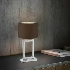 BAUHAUS Home Sweet Home Lampenfuß Jong Square 40 W, Farbe: Chrom, Höhe: 40 Cm 11 BAUHAUS Home Sweet Home Lampenfuß Jong Square 40 W, Farbe: Chrom, Höhe: 40 Cm -Bauhaus Home 12 1989