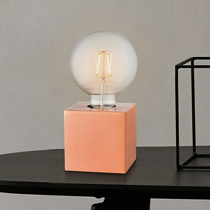 BAUHAUS Home Sweet Home Lampenfuß Dry 10 10 W, E27, Kupfer, Höhe: 8,5 Cm 4 BAUHAUS Home Sweet Home Lampenfuß Dry 10 10 W, E27, Kupfer, Höhe: 8,5 Cm – Bild 2