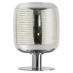 Alternative view of BAUHAUS Lucide Eryn Tischleuchte 60 W, L X B X H: 20 X 20 X 28 Cm, Chrom, E27