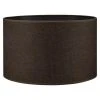 BAUHAUS Home Sweet Home Lampenschirm Canvas 35 Cm, Kastanienbraun, Baumwolle, Rund